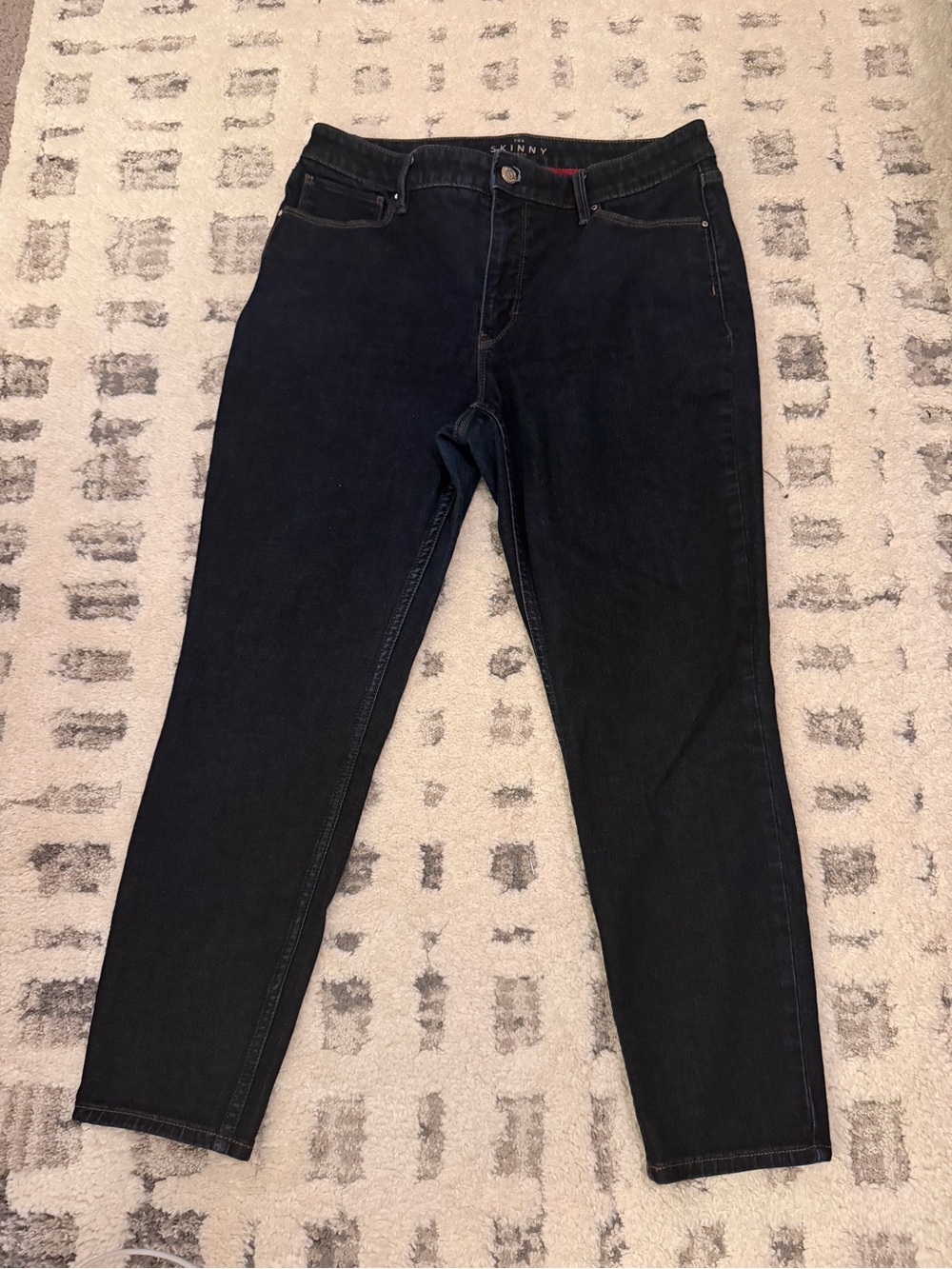 White House Black Market Women's Jeans - Dark Indigo Wash 10s/24” inseam